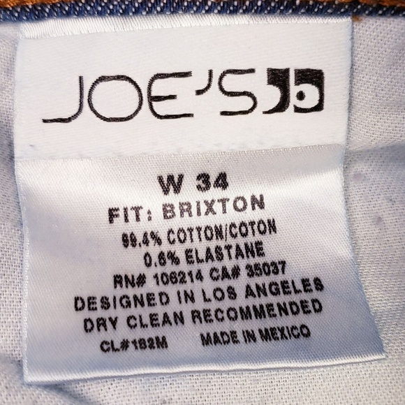 Joe's Jeans W34 Fit Brixton - Picture 2 of 3